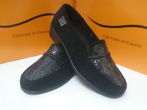 Zapatilla Doctor Cutillas Invierno Mod 763 Negro