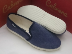 Zapatilla Cabrera Caballero Verano Mod 413 Marino Wash 2