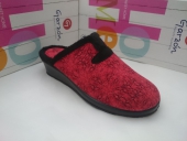 Zapatilla Garzón Invierno Mod 1725.241 rojo
