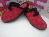 Zapatilla Garzón Invierno Mod 1725.241 rojo