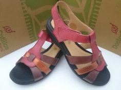 Zapato Doctor Cutillas Verano Mod 33854 Combi Rojo 2