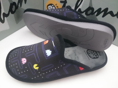 Zapatilla Caballero Invierno Laro Mod 8698 Negro