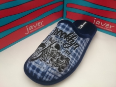 Zapatilla Caballero Invierno Javer Mod 35-37 Marino