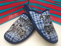 Zapatilla Caballero Invierno Javer Mod 35-37 Marino 2