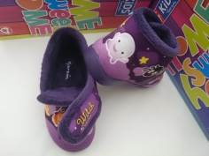 Zapatilla Bota Garzon Invierno Mod N4016.246 Morado 2
