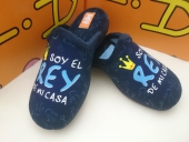 Zapatilla Cabrera Invierno Mod 8028 Azul