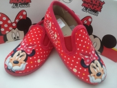 Zapatilla Invierno Vulca-Bicha Mod Minnie rojo