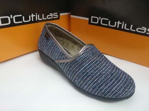 Zapatilla Doctor Cutillas Invierno Mod 3561 Marino