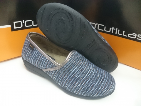 Zapatilla Doctor Cutillas Invierno Mod 3561 Marino