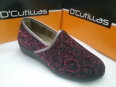 Zapatilla Doctor Cutillas Invierno Mod 3571 Vino