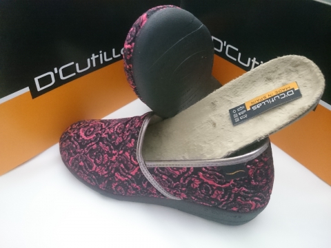 Zapatilla Doctor Cutillas Invierno Mod 3571 Vino