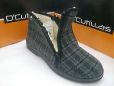Zapatilla Doctor Cutillas Invierno Mod 21251 Negro