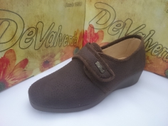 Zapatilla De Valverde Invierno Mod 209 Marrón