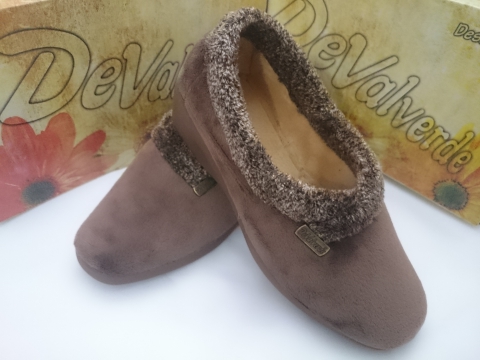 Zapatilla De Valverde Invierno Mod 200 Marrón