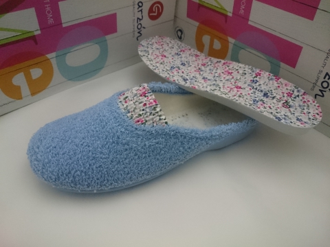 Zapatilla Señora Garzon Mod 7292.130 Celeste