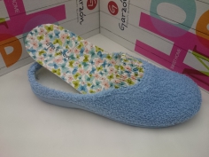 Zapatilla Señora Garzon Mod 7292.130 Celeste 2