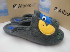 Zapatilla Alberola Invierno Mod Ac 6736 Gris 2