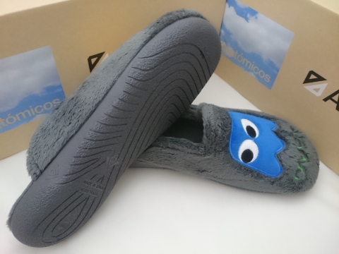 Zapatilla Alberola Invierno Mod Ac 6736 Gris