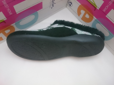 Zapatilla Garzón Invierno Mod 7450.248 Verde