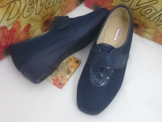 Zapatilla Señora De Valverde Verano Mod 754 Marino 2