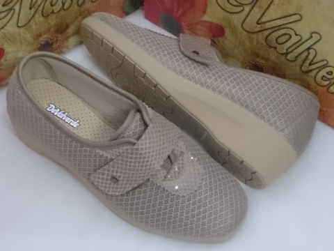 Zapatilla Señora De Valverde Verano Mod 754 Arena