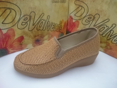 Zapatilla Señora De Valverde Verano Mod 759 Cuero