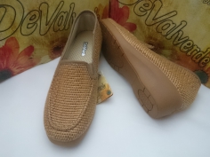 Zapatilla Señora De Valverde Verano Mod 759 Cuero 2