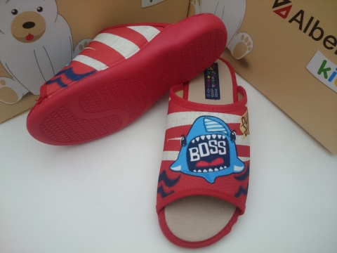 Zapatilla Alberola Verano Mod Z22445 Rojo