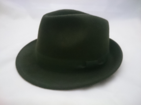 Sombrero Paño Tirole verde