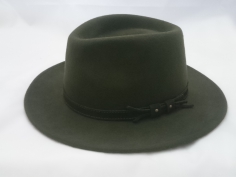Sombrero Paño Verde Ala Ancha 2
