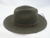 Sombrero Paño Verde Ala Ancha