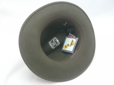 Sombrero Paño Verde Ala Ancha