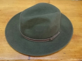 Sombrero Paño Verde Ala Ancha