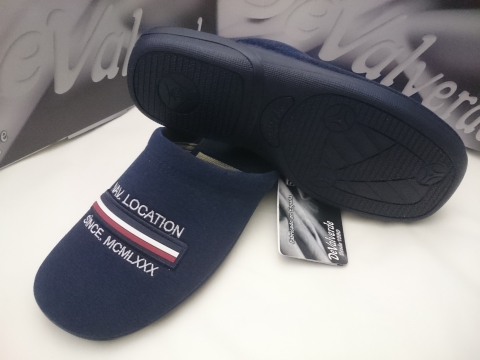 Zapatilla Caballero De Valverde  Mod 3151 Marino