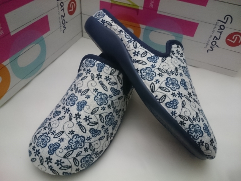 Zapatilla Señora Garzon Verano Mod 7270.184 Marino