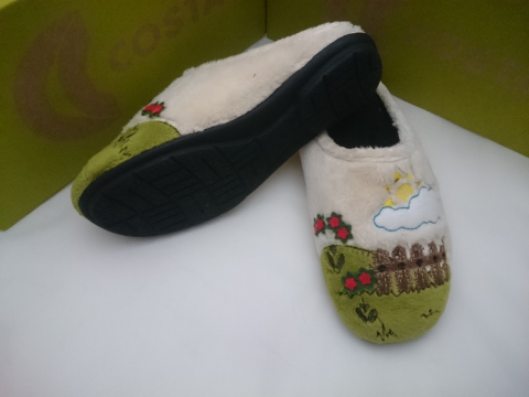 Zapatilla Costa Mod H534-880 Crudo