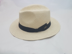 Sombrero Panama Crudo Cinta...