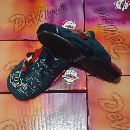 Zapatilla De Valverde Invierno Mod 6070 Marino