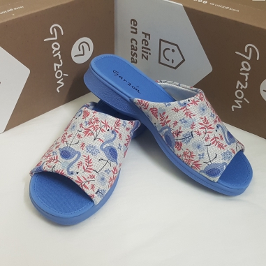 Zapatilla Señora Garzon Verano Mod 2530.192 Indigo