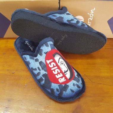 Zapatilla Caballero Garzón Invierno Mod P343.246 Marino