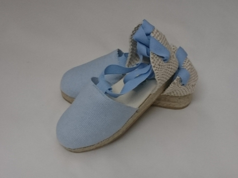 Valenciana Cintas Niña mod 130 celeste