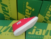 Zapatilla Lona Unisex Javer Mod 60 Rojo
