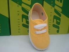 Zapatilla Lona Unisex Javer Mod 60 Amarillo 2
