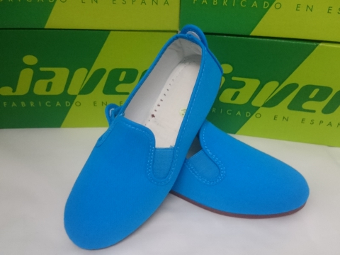 Zapatilla Lona Unisex Javer Kunfu Mod 55 Turquesa