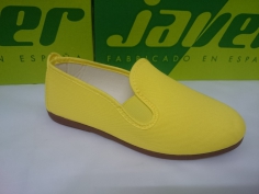 Zapatilla lona Unisex Javer Kunfu Mod 55 Amarillo