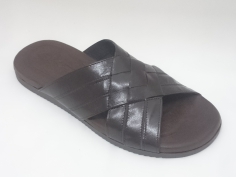 Sandalia Zueco Kalfu Cruzado Marron