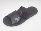 Sandalia Zueco Kalfu Marrón Velcro