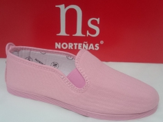 Zapatilla Lona Norteñas Mod 900 Rosa