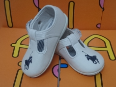 Zapatilla Lona Unisex Ralfis Mod 6946 Blanco