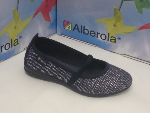 Zapatilla Lona Niña Azul